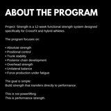 Project: Strength eBook